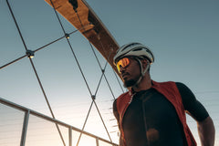 Gafas 100% Hypercraft SQ Soft Tact Negro Lente Hiper Rojo Espejo