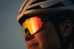 Gafas 100% Hypercraft SQ Soft Tact Negro Lente Hiper Rojo Espejo