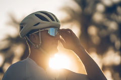Gafas 100% Hypercraft SQ Soft Tact Blanca Lente Hiper Azul Espejo