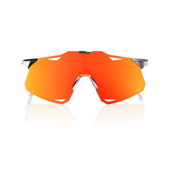 Gafas 100% Hypercraft Negro Crhome Lente Hiper Rojo Espejo