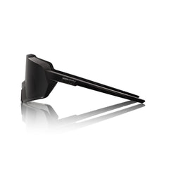 Gafas 100% Korbin Negro Mate Gloss Negro Lente Negro Espejo