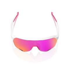 Gafas 100% S2 Blanco/Rosa Lente Hiper Vital Pink Espejo