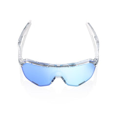 Gafas 100% S2 Polished Traslucido Clear Lente Hiper Azul Espejo
