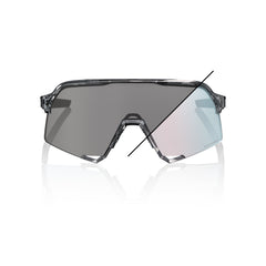 Gafas 100% S3 Gris Polished Traslucido Lente Fotocromatico Rosa Dorado Espejo