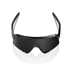 Gafas 100% S3 Negro Gloss Negro Mate Lente Negro Espejo