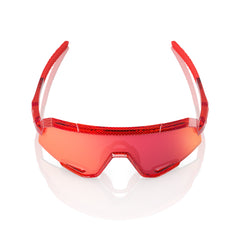 Gafas 100% Slendale Rojo Campari Traslucido Lente Hiper Rojo Fuego Espejo