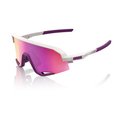 Gafas 100% Slendale Chalk Mate Lente Purpura Espejo