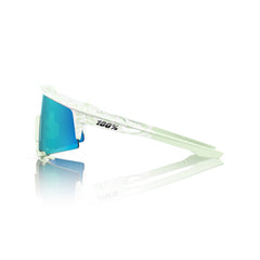 Gafas 100% Speedcraft LE Elly 2 Polished Light Verde Lente Azul Topaz Espejo