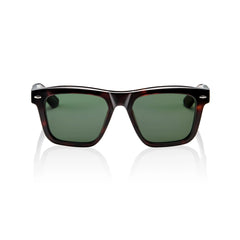 Gafas 100% Atsuta Polished Tortoise Lente Gris/Verde