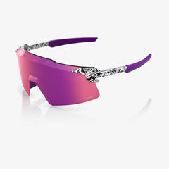Gafas 100% Aerocraft LE Elly 3 Blanco Venom Lente Purpura Espejo