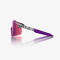 Gafas 100% Aerocraft LE Elly 3 Blanco Venom Lente Purpura Espejo
