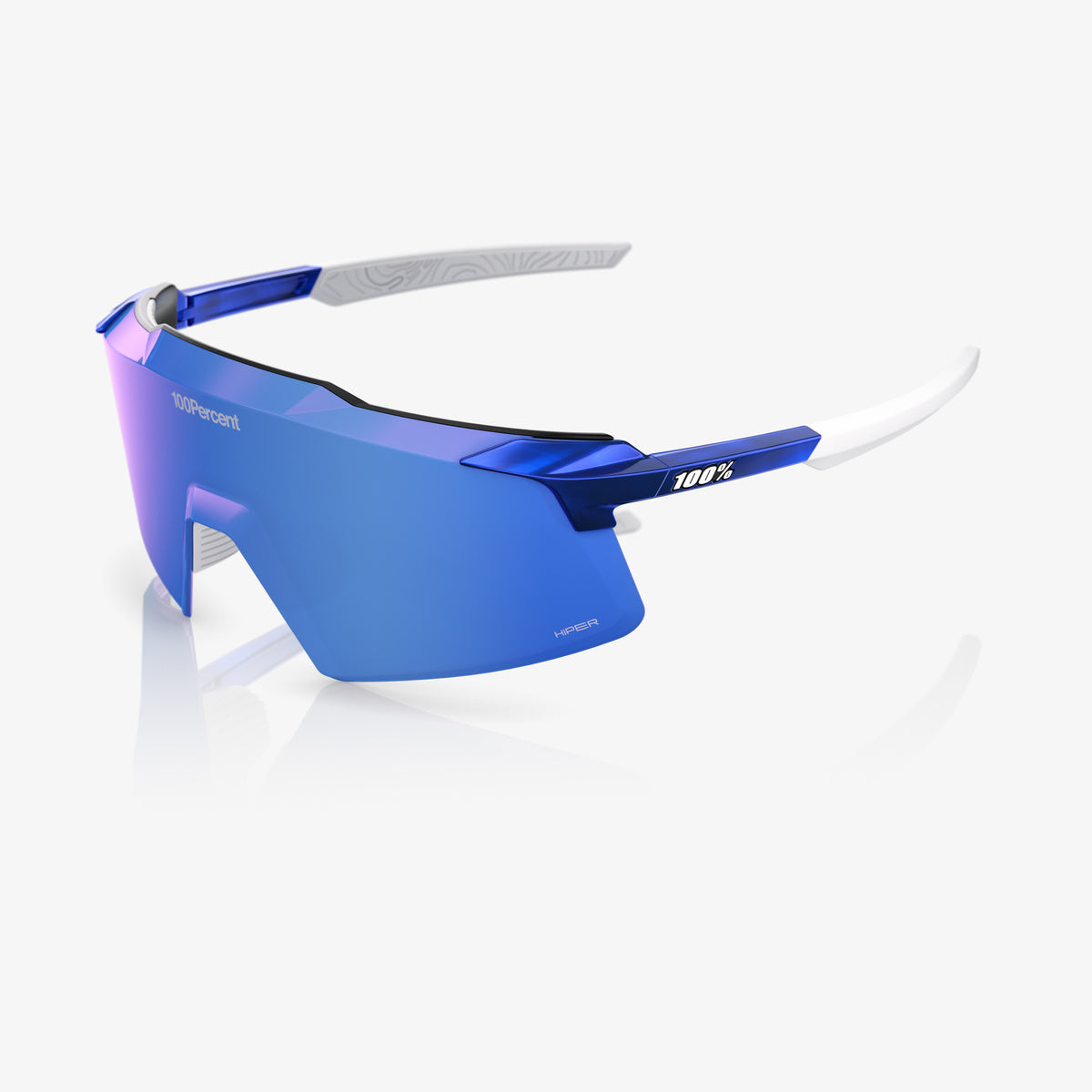 Gafas 100% Aerocraft LE RBH Azul Brillante Holographic Lente Hiper Azul Royal Espejo