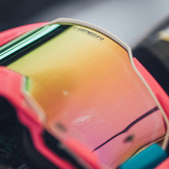 Goggle 100% Armega Lefreak Lente Hiper Rosa Espejo