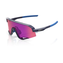 Gafas 100% Slendale Satin Storm Metalic Lente Purpura Espejo