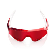 Gafas 100% Slendale Pidcock Rojo Brillante Holographic Lente Rojo Fuego Espejo