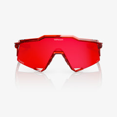 Gafas 100% Speedcraft MLB Authentic Polished Translucent Rojo Lente Hiper Rojo Fuego Espejo