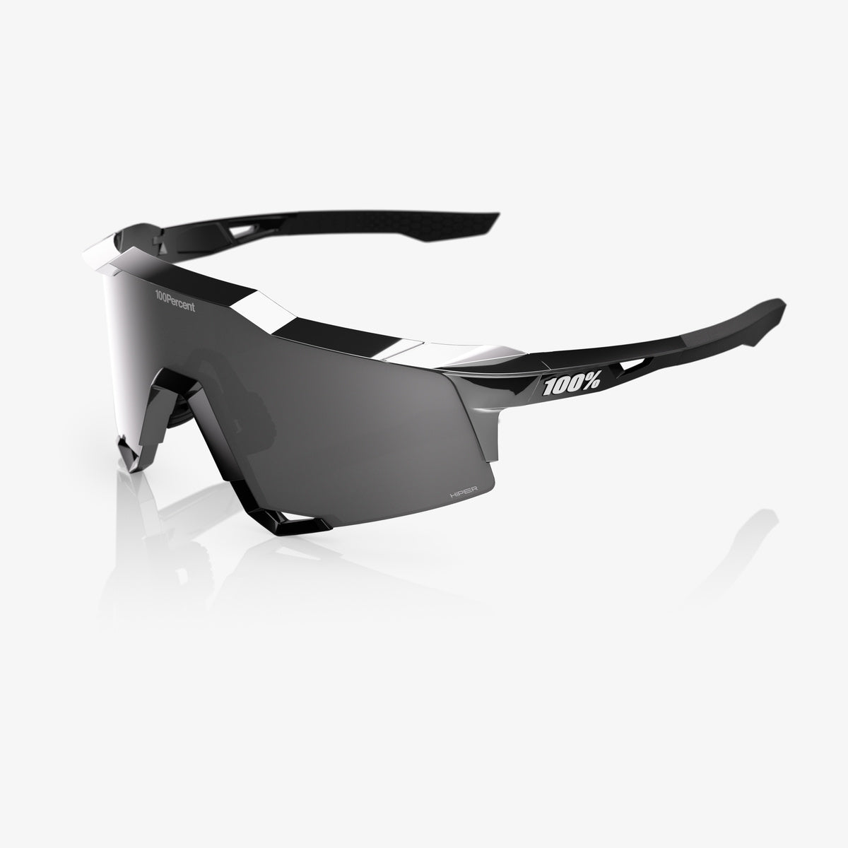 Gafas 100% Speedcraft Soto 1 Polished Negro Chrome Lente Hiper Mercurio Espejo