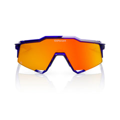 Gafas 100% Speedcraft MLB Authentic Polished Translucent Azul Lente Hiper Rojo Espejo
