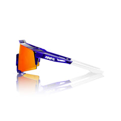 Gafas 100% Speedcraft MLB Authentic Polished Translucent Azul Lente Hiper Rojo Espejo