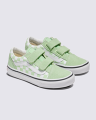 Zapatos Vans Old Skool Velcro Verde Pistacho Niño