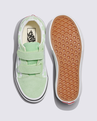 Zapatos Vans Old Skool Velcro Verde Pistacho Niño