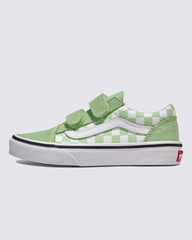 Zapatos Vans Old Skool Velcro Verde Pistacho Niño