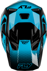 Casco Fly Rayce Sonar Negro/Azul Electrico