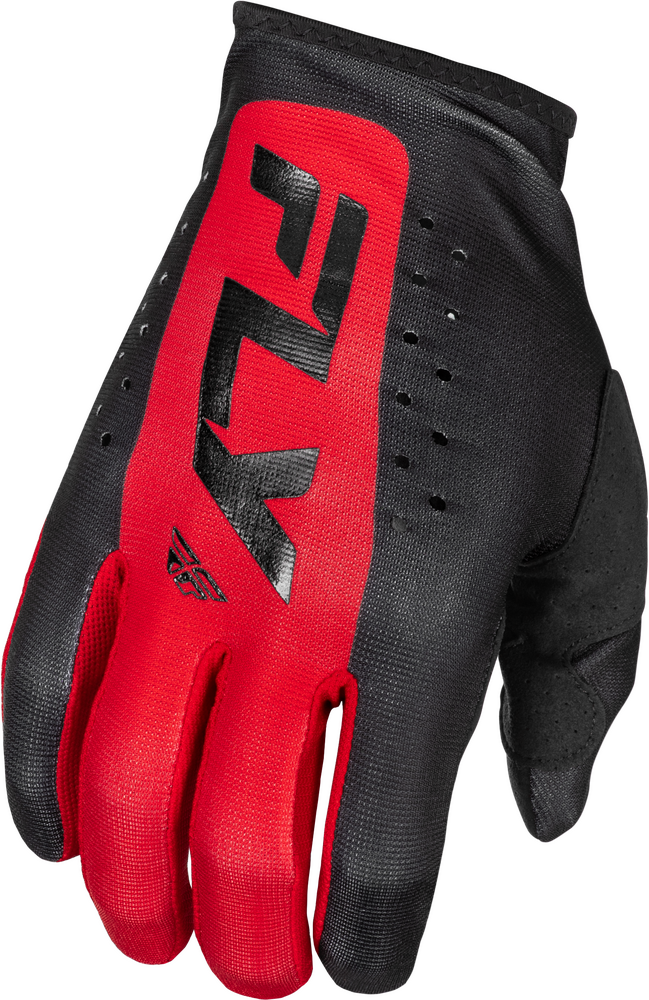 Guantes Fly Lite Negro/Rojo Niño