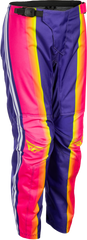 Pantalón Fly F-16 Raze Morado/Rojo/Amarillo Niño
