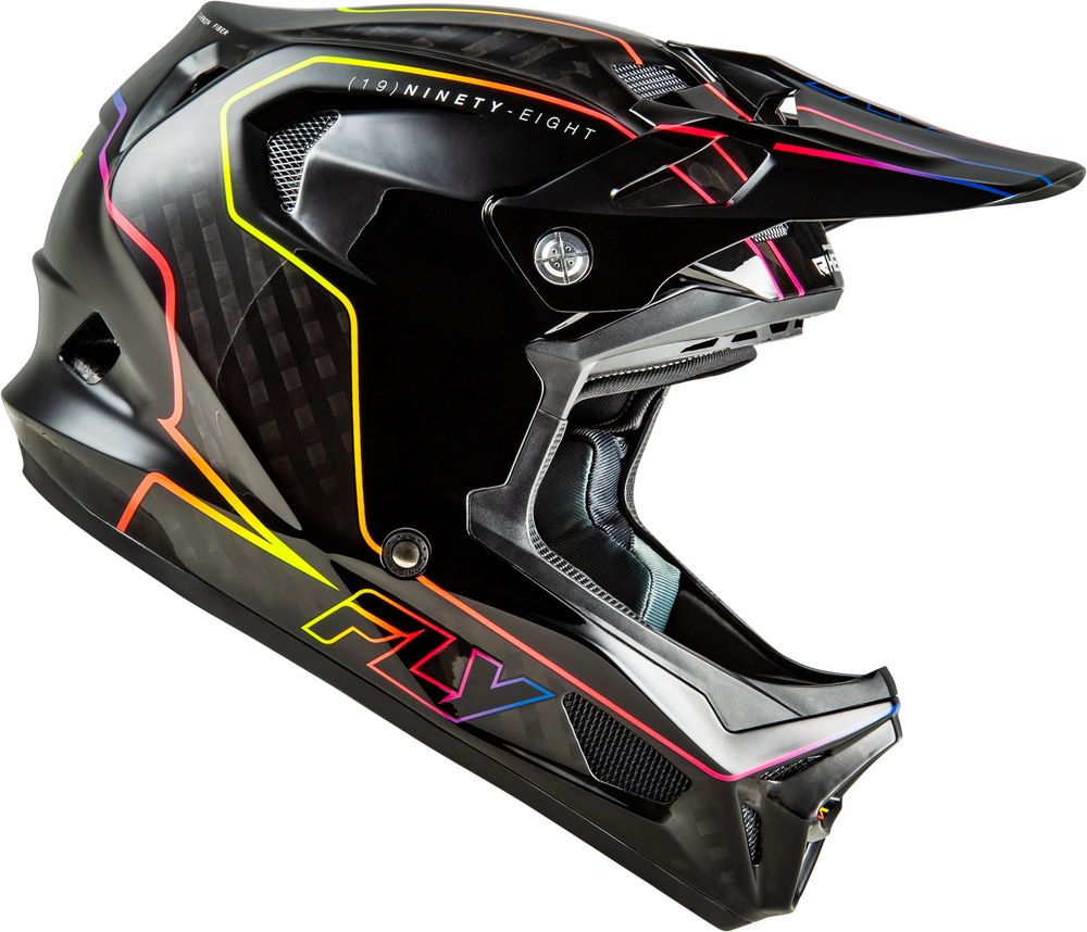 Casco Fly Werx-R Flow Carbon Negro/Multi