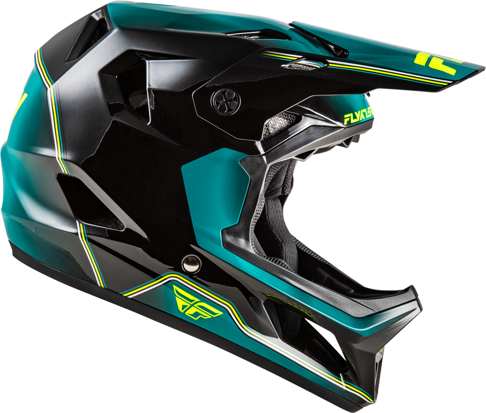 Casco Fly Rayce Repeat Negro/Teal/Hi Vis