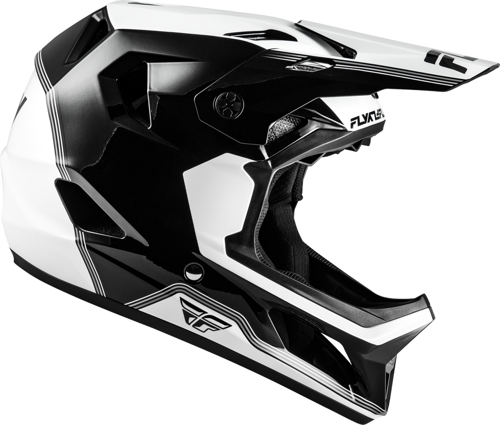 Casco Fly Rayce Repeat Negro/Blanco Niño