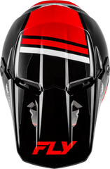 Casco Fly Kinetic Verdict Negro/Rojo/Blanco