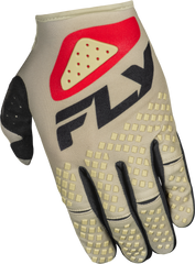 Guantes Fly Kinetic SYM Gris/Rojo/Negro Niño
