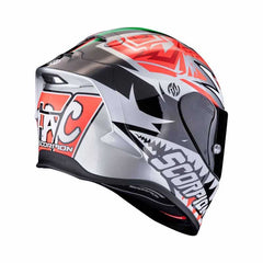 Casco Scorpion EXO-R1 Evo Air Zaccon Silver/Negro/Rojo