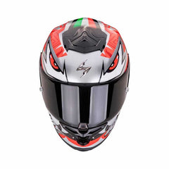 Casco Scorpion EXO-R1 Evo Air Zaccon Silver/Negro/Rojo