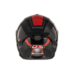 Casco NZI Go Rider Radikal Duo Nouveau Negro/Rojo