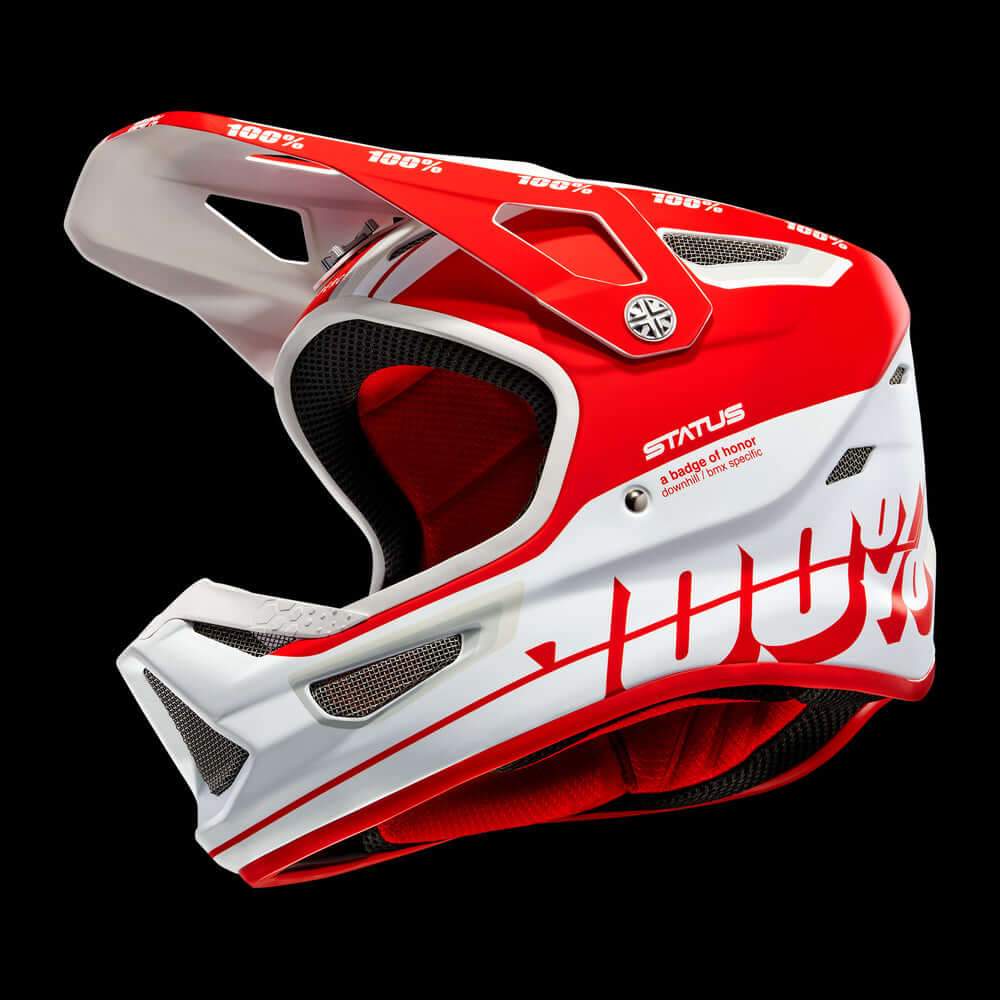 Casco 100% Status Negro – Bicicletas y motos - Main Image