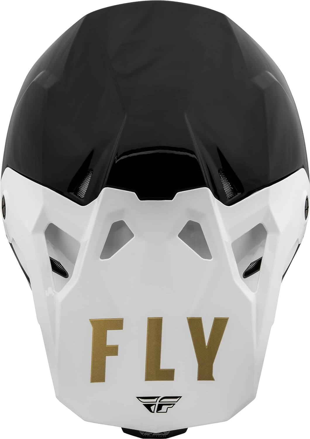 Casco Fly Formula CP Slant Negro/Blanco/Dorado