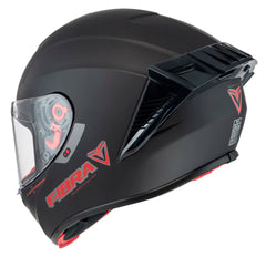 Casco  Fibra Giga 2 Stream Chroma Negro/Rojo