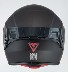Casco  Fibra Giga 2 Stream Chroma Negro/Rojo