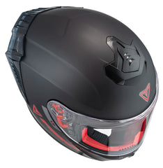 Casco  Fibra Giga 2 Stream Chroma Negro/Rojo