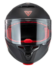 Casco  Fibra Giga 2 Stream Chroma Negro/Rojo