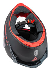 Casco  Fibra Giga 2 Stream Chroma Negro/Rojo