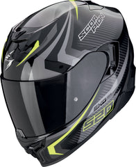 Casco Scorpion EXO-520 Evo Air Terra Negro/Silver/Amarillo Neon