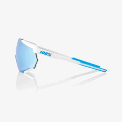 Gafas 100% Racetrap Movistar Team Blanca Lente Azul Espejo