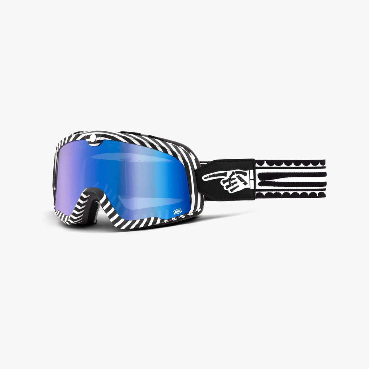 Goggle 100% Barstow Death Spray Lente Azul Espejo