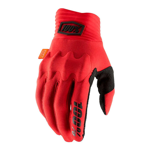 Guantes 100% Cognito Smart Shock Rojo