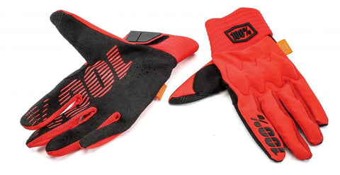 Guantes 100% Cognito D30 Rojo/Negro