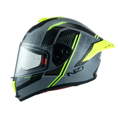 Casco NZI Wake Stream Legato Gris/Negro